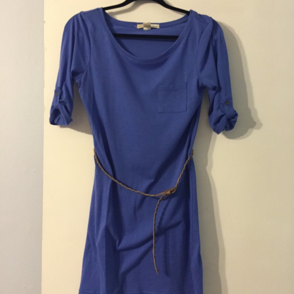 NWOT Derek Heart Belted T-shirt Dress